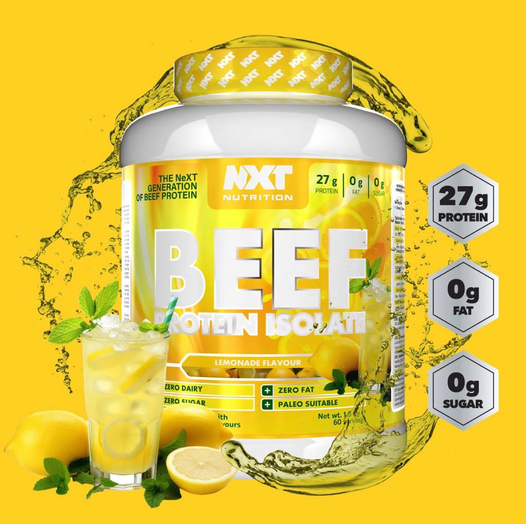 NXT Nutrition Beef Protein Isolate 1.8kg 60 servings
