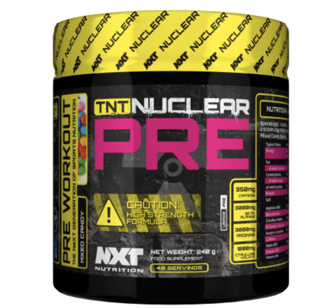 NXT Nutrition TNT Nuclear PRE-workout 40 servings