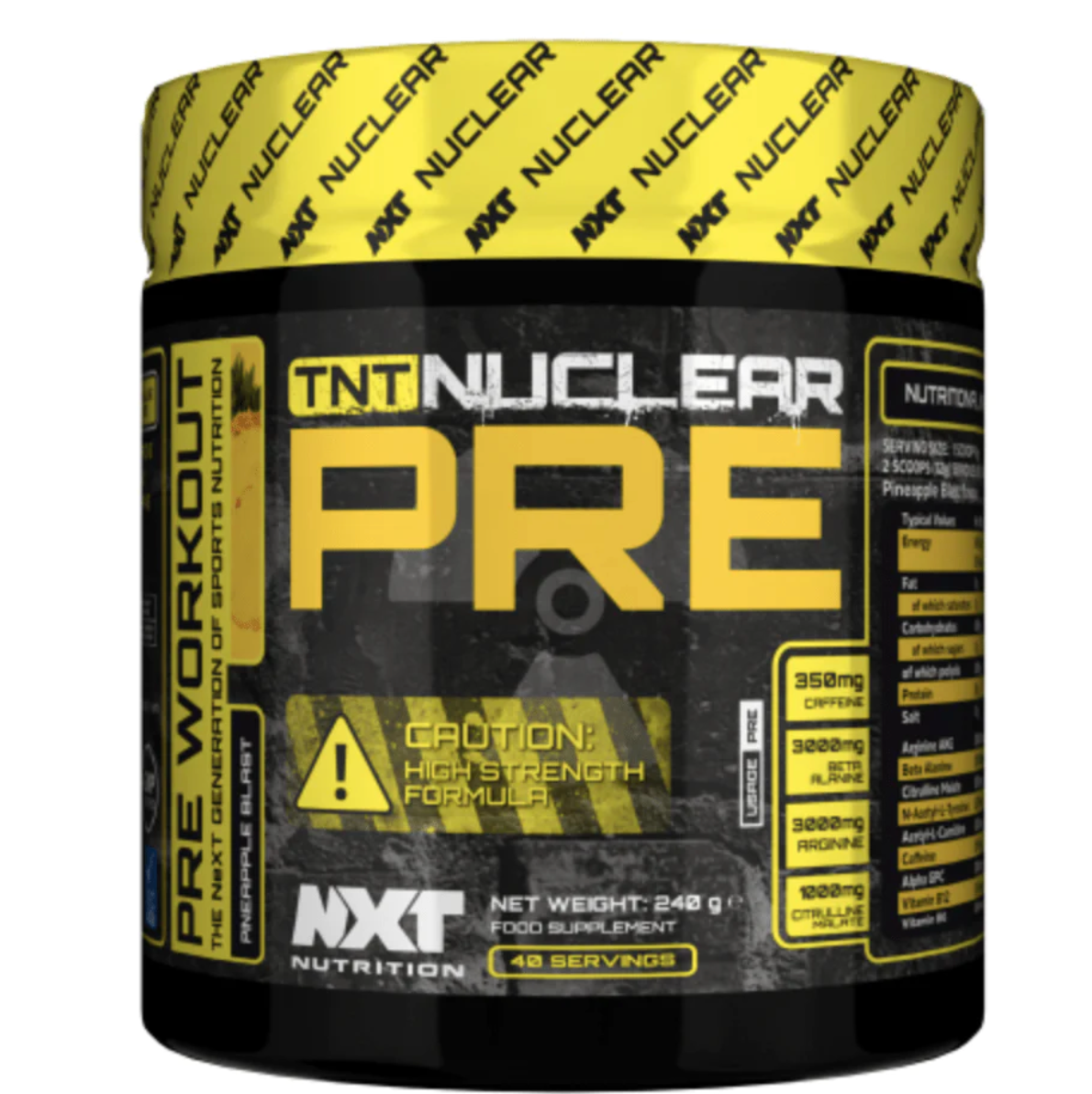 NXT Nutrition TNT Nuclear PRE-workout 40 servings
