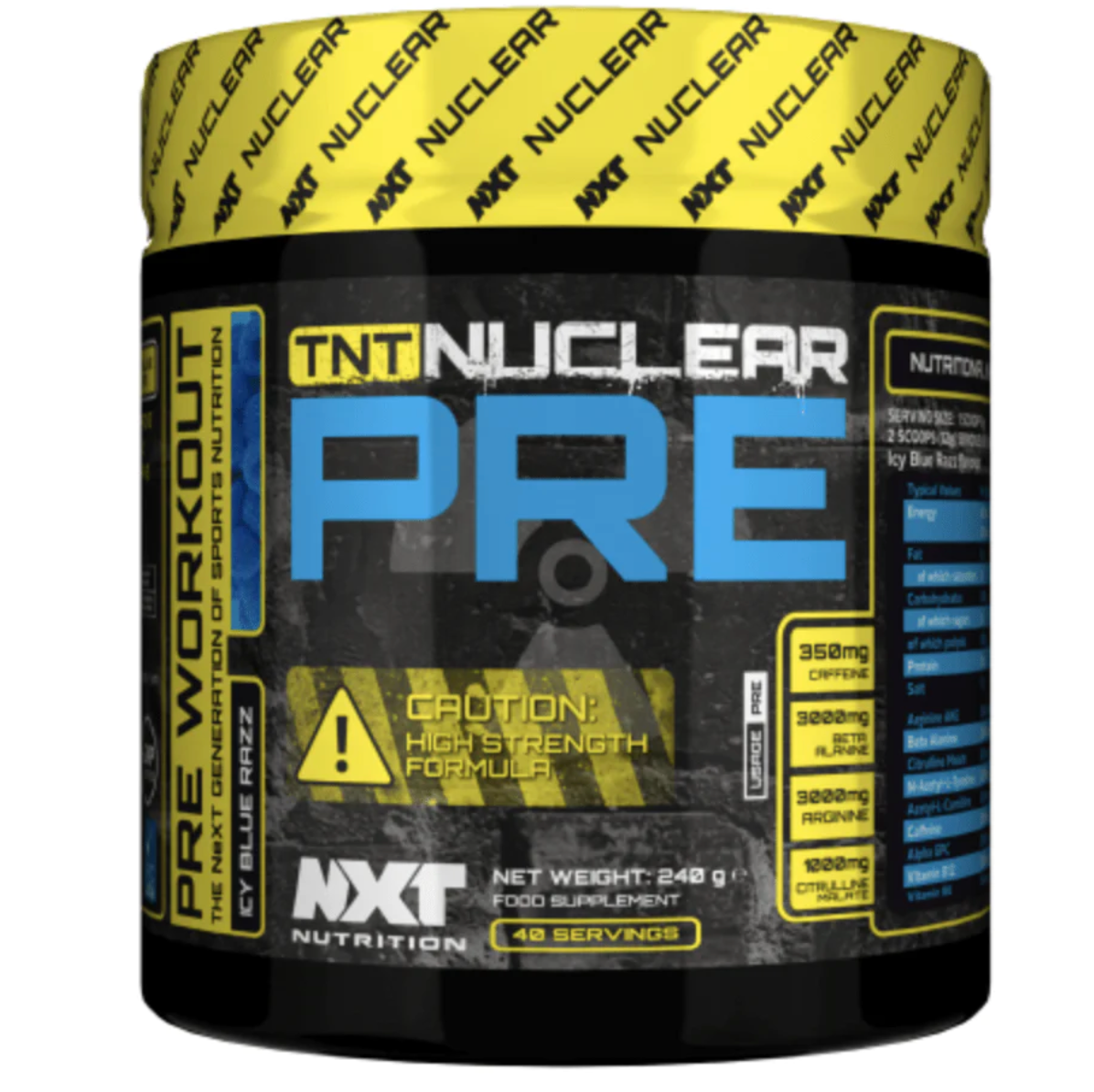 NXT Nutrition TNT Nuclear PRE-workout 40 servings