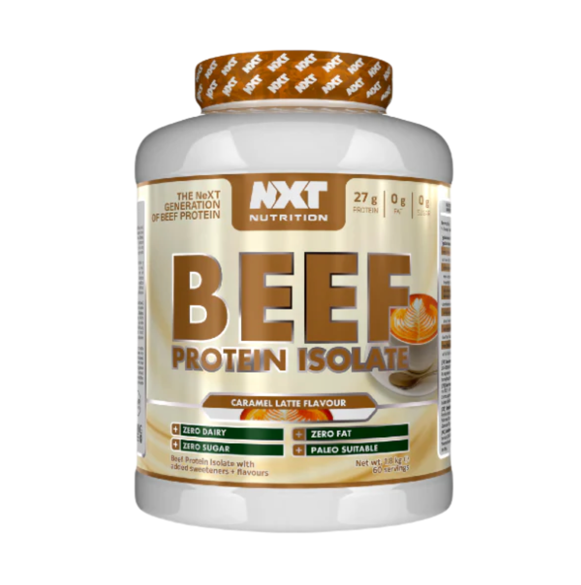 NXT Nutrition Beef Protein Isolate 1.8kg 60 servings