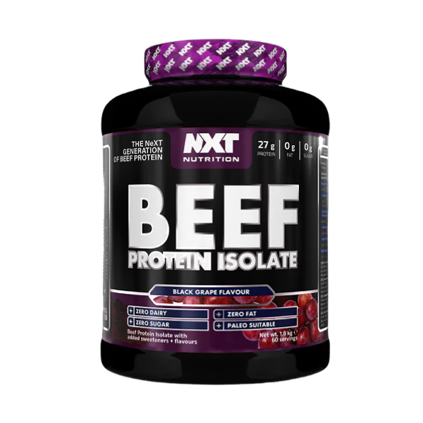 NXT Nutrition Beef Protein Isolate 1.8kg 60 servings