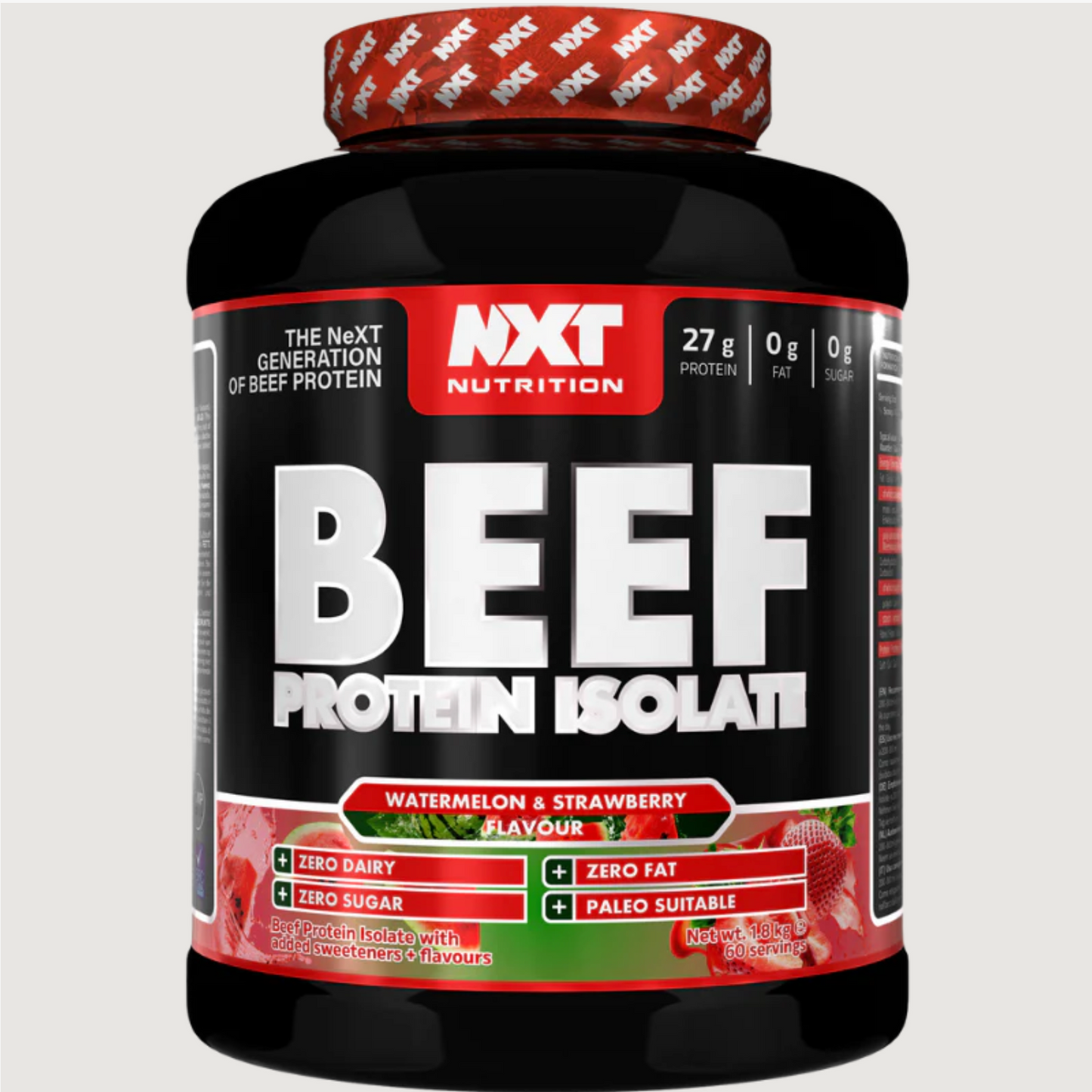 NXT Nutrition Beef Protein Isolate 1.8kg 60 servings