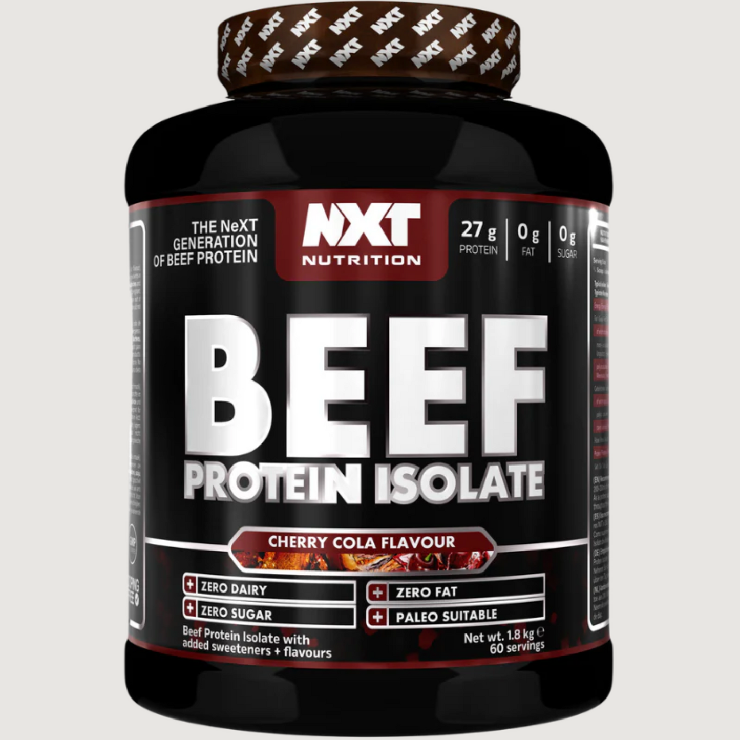 NXT Nutrition Beef Protein Isolate 1.8kg 60 servings